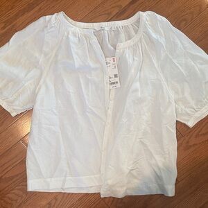 Uniqlo White Women's Blouse